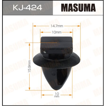 Клипса пластиковая Masuma, KJ-424