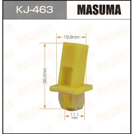 Клипса пластиковая Masuma, KJ-463