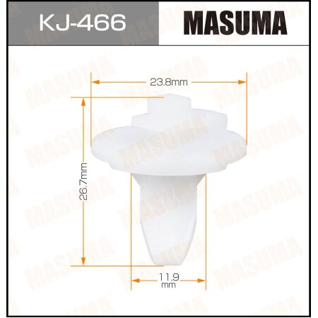 Клипса пластиковая Masuma, KJ-466