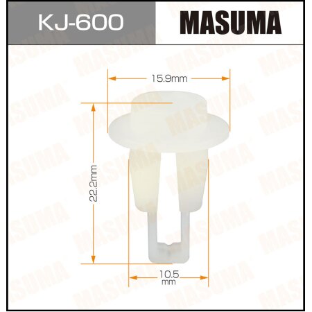 Клипса пластиковая Masuma, KJ-600