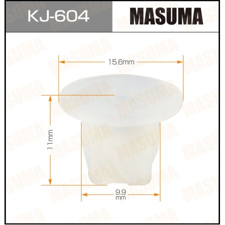 Клипса пластиковая Masuma, KJ-604