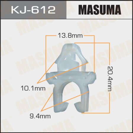 Клипса пластиковая Masuma, KJ-612