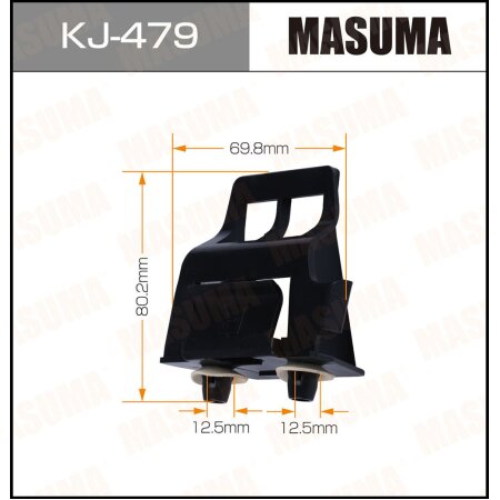 Клипса пластиковая Masuma, KJ-479