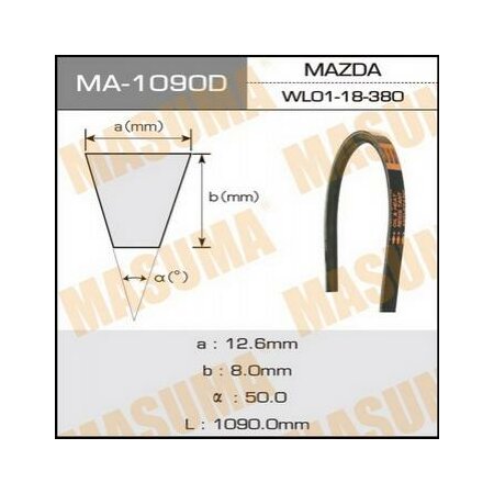 Ремень привода навесного оборудования Masuma, MA-1090