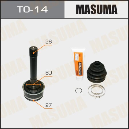 MASUMA TO-14, ШРУС наружный Masuma. Бренд автозапчастей №1 в России