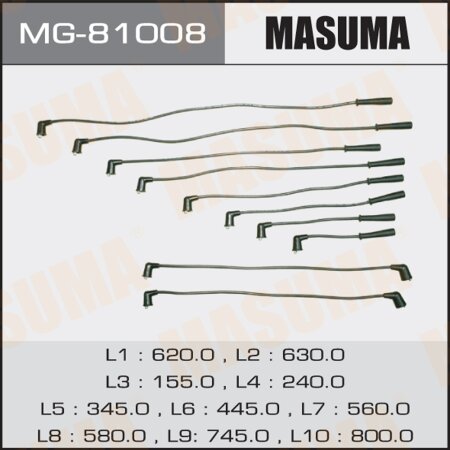 Провода высоковольтные (комплект) Masuma, MG-81008
