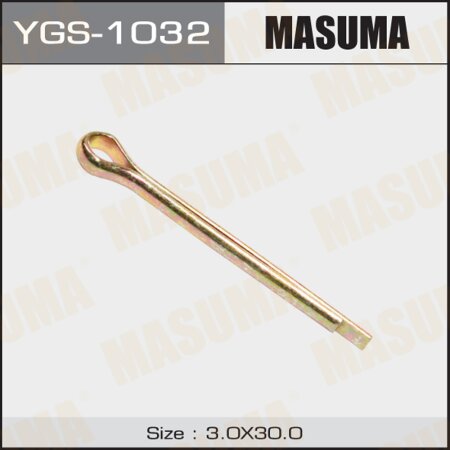 Шплинт MASUMA 3x30mm уп.50шт., YGS-1032