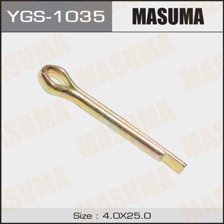 Шплинт MASUMA 4x25mm уп.50шт., YGS-1035