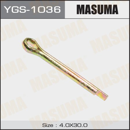 Шплинт MASUMA 4x30mm уп.50шт., YGS-1036
