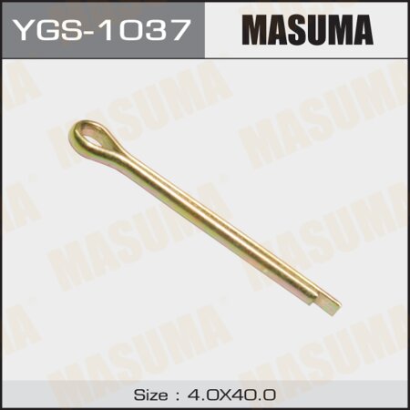 Шплинт MASUMA 4x40mm уп.50шт., YGS-1037