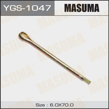 Шплинт MASUMA 6x70mm уп.50шт., YGS-1047