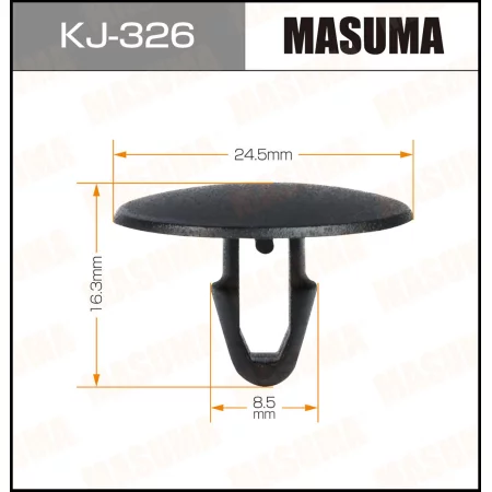 Клипса пластиковая Masuma, KJ-326