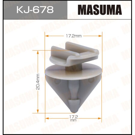 Клипса пластиковая Masuma, KJ-678