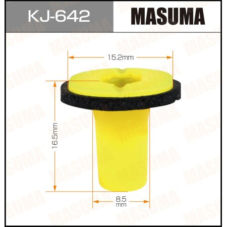 Клипса пластиковая Masuma, KJ-642
