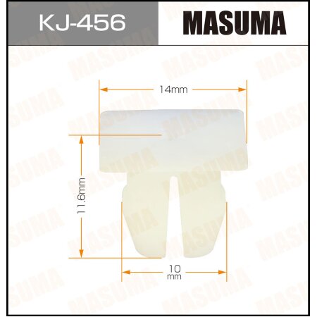 Клипса пластиковая Masuma, KJ-456