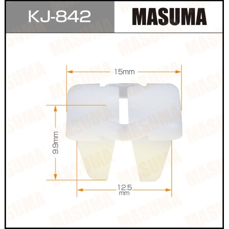 Клипса пластиковая Masuma, KJ-842
