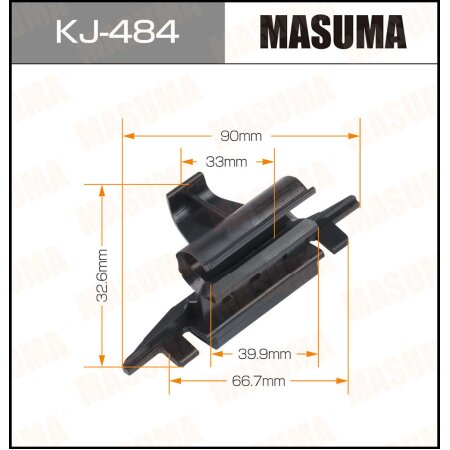 Клипса пластиковая Masuma, KJ-484