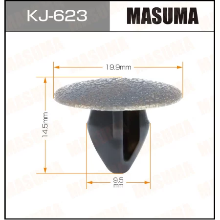 Клипса пластиковая Masuma, KJ-623