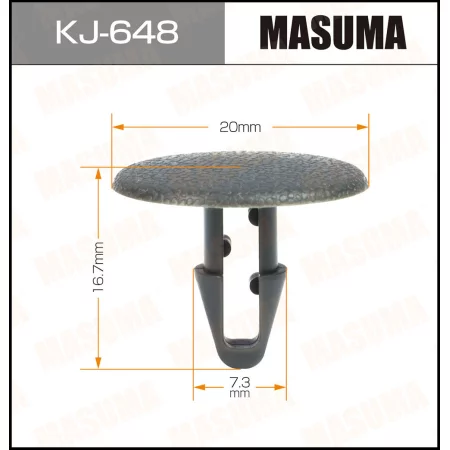 Клипса пластиковая Masuma, KJ-648