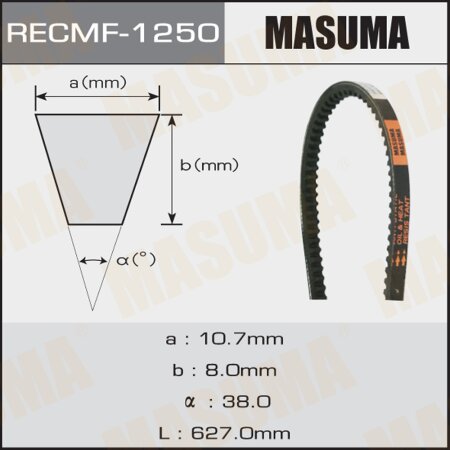 Ремень клиновой Masuma, 10x627 мм, 1250