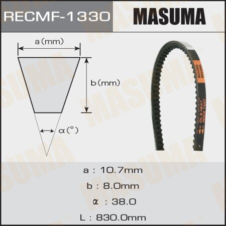 Ремень привода навесного оборудования Masuma, 10x830 мм, 1330