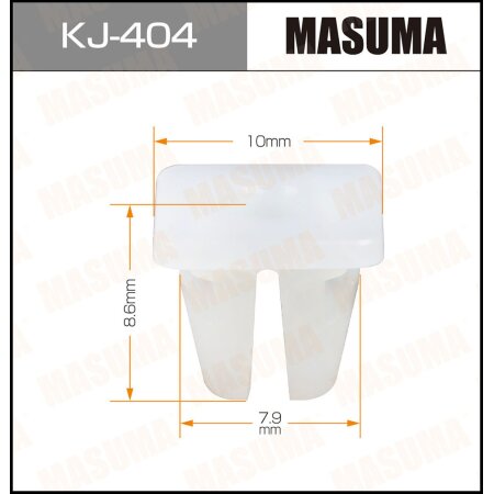 Клипса пластиковая Masuma, KJ-404