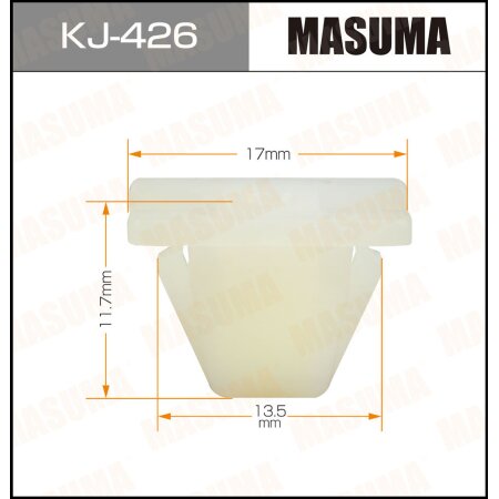 Клипса пластиковая Masuma, KJ-426