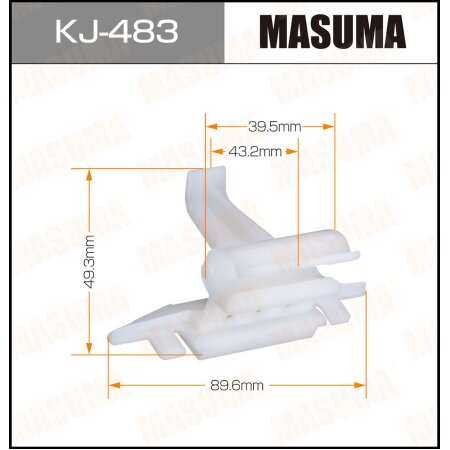 Клипса пластиковая Masuma, KJ-483