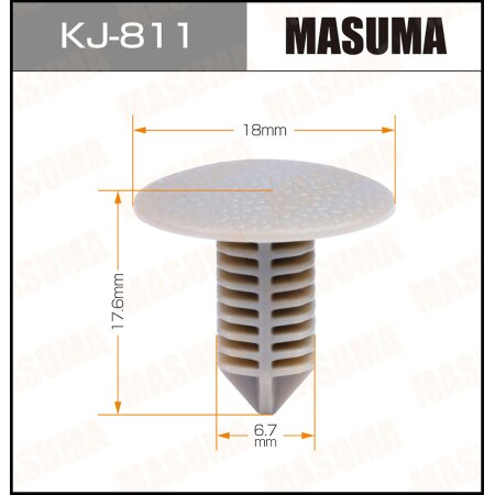 Клипса пластиковая Masuma, KJ-811