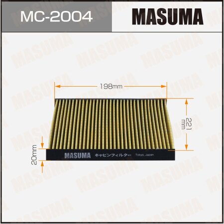MASUMA MC-2004, Фильтр салонный Masuma. Бренд автозапчастей №1 в России