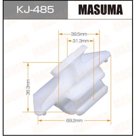 Клипса пластиковая Masuma, KJ-485
