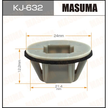Клипса пластиковая Masuma, KJ-632