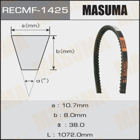 Ремень привода навесного оборудования Masuma, 10x1072 мм, 1425