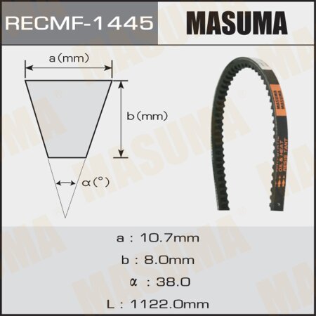 Ремень привода навесного оборудования Masuma, 10x1122 мм, 1445
