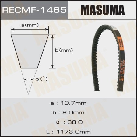 Ремень привода навесного оборудования Masuma, 10x1173 мм, 1465