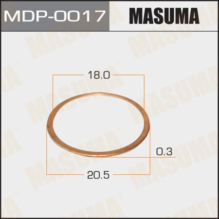 Шайбы для форсунок Masuma 18х20.5х0.3, MDP-0017