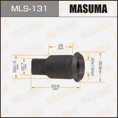 Футорка колесная M30x1.5(L), M20x1.5(L) Masuma, MLS-131