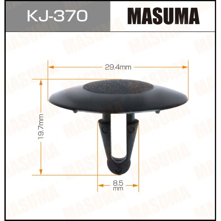 Клипса пластиковая Masuma, KJ-370
