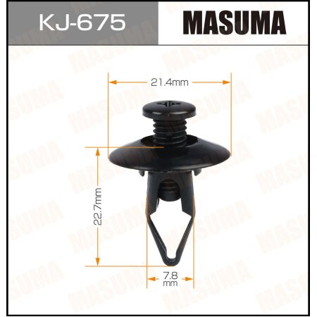 Клипса пластиковая Masuma, KJ-675