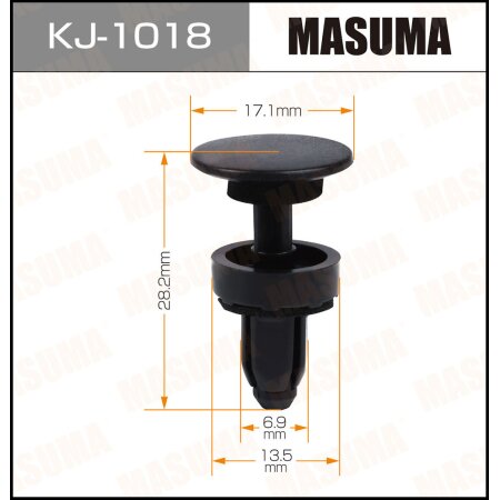 Клипса пластиковая Masuma, KJ-1018
