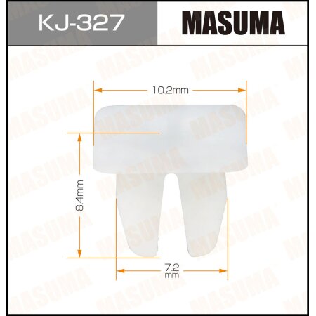 Клипса пластиковая Masuma, KJ-327