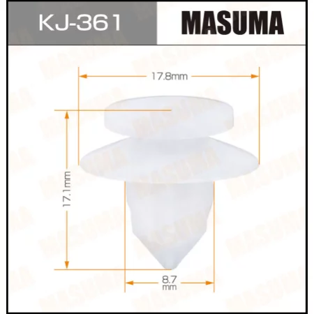 Клипса пластиковая Masuma, KJ-361