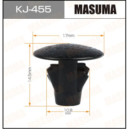 Клипса пластиковая Masuma, KJ-455