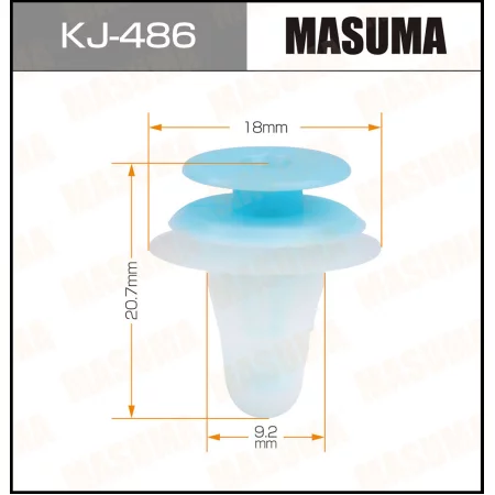 Клипса пластиковая Masuma, KJ-486
