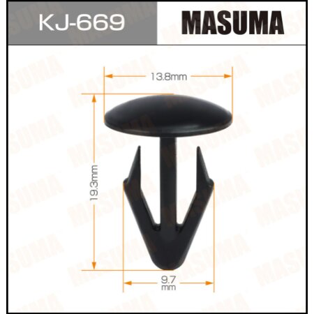 Клипса пластиковая Masuma, KJ-669