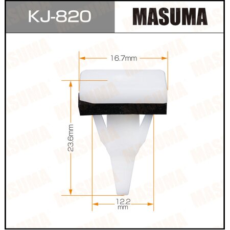 Клипса пластиковая Masuma, KJ-820