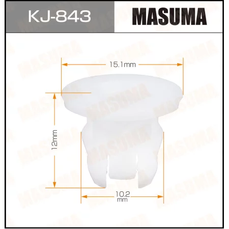 Клипса пластиковая Masuma, KJ-843