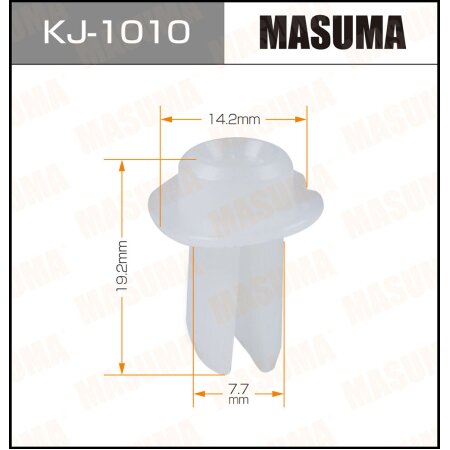 Клипса пластиковая Masuma, KJ-1010