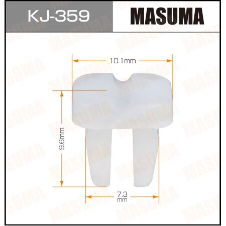 Клипса пластиковая Masuma, KJ-359