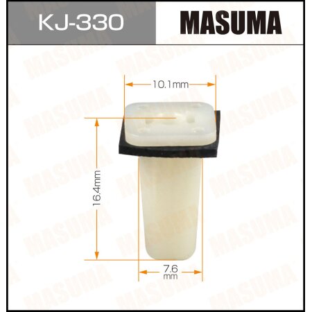 Клипса пластиковая Masuma, KJ-330